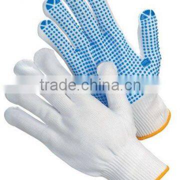 Smooth nylon string knit glove