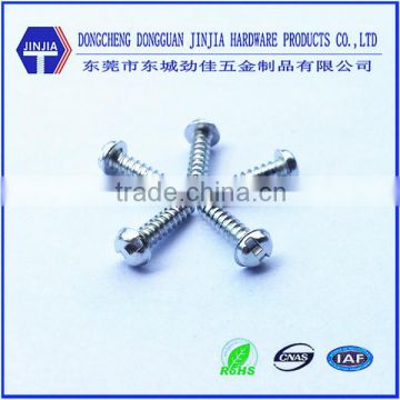 m3*12mm white zinc special self tapping H washer head screw