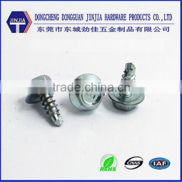 Self drilling screws hex washer head