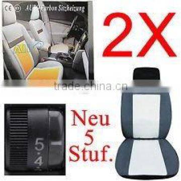 Foldable carbon fiber car seat heating pad