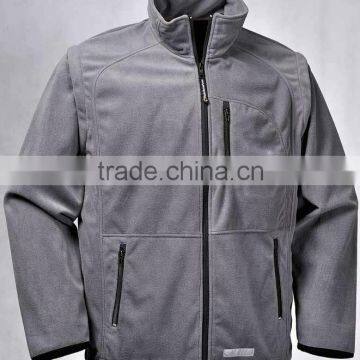 Three layer fleece jacket