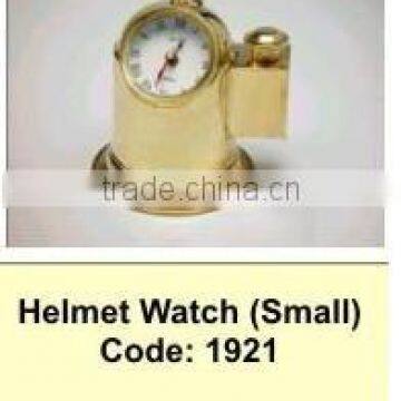 helmet watch- brass nautical helmet- indian handmade style watch-table watch -marine watch