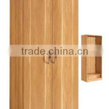 2 Doors Wooden Closet For Bedroom Cloth Wardrobe Cabinet