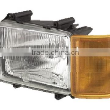 DAF truck body parts,DAF truck spare parts, DAF 65-75-85-95 HEAD LAMP WITH CORNER LAMP 1213925/1305186 1283240 RH 1213924/130