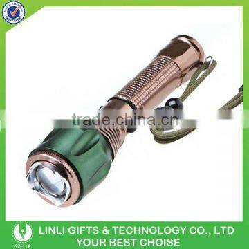 cree led rechargeable zoom torch light