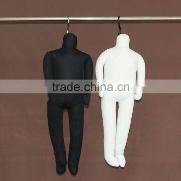 Black fabric full-body baby mannequin