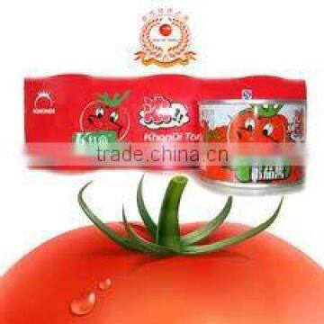 198g canned tomato paste of brix 28-30% Reputable distributor