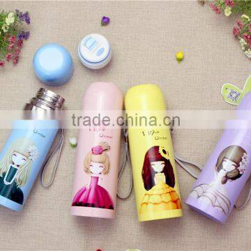 diller oem 500ml double wall stainless steel vacuum thermos bullet flask