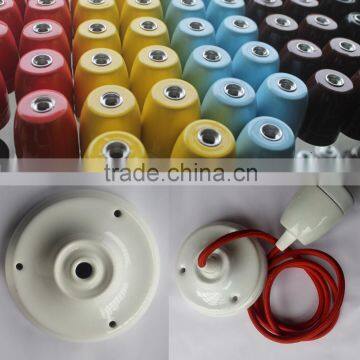 Porcelain Suspension Light, Ceramic Pendant Lamp/ Light