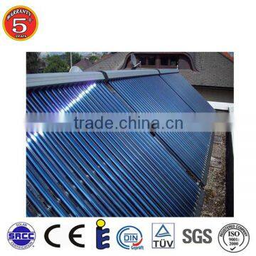 2015 heat pipe glass vacuum tube solar collector