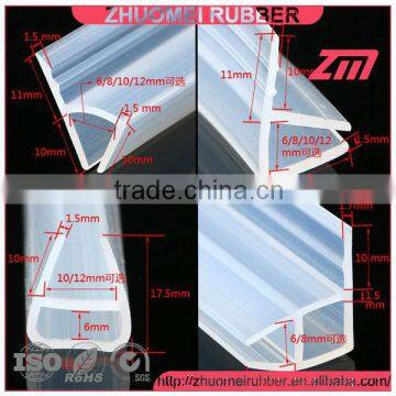 shower room insulation glass door seal