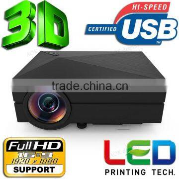 GM60 Projector Mini Pico portable proyector With HDMI Projector Support 1920*1080 Mini LCD 1080P 3D Home Theater Projector