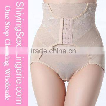 Sexy Wholesale Apricot High Waisted Abdomen Underwear Loss Weight