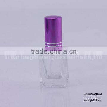 8ml Empty Refillable Glass Aluminum Atomizer Perfume Bottle