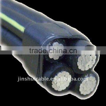 Air bundled cable overhead ABC cable