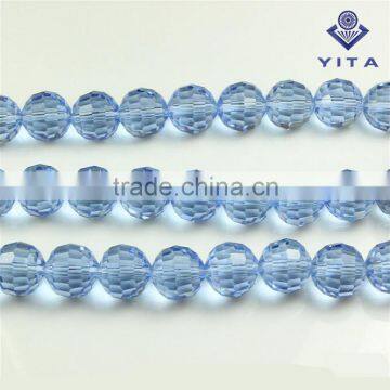 2015 glass charms 6mm crystal loose beads light sapphire 96 face for decorative