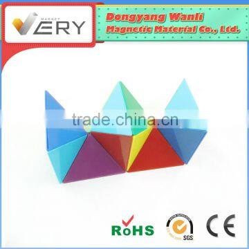 Form recognition in 2D&3D magnetic construction building 2015 educational toy