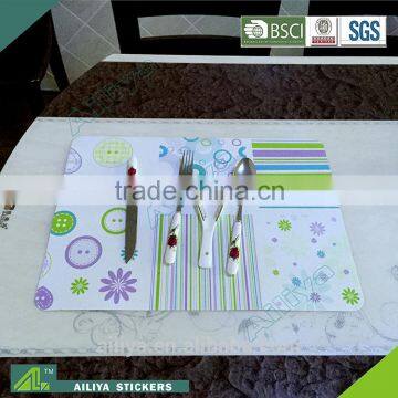 hot selling eco-friendly customize promotional pp table place mat