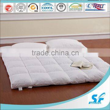 waterproof home user goose down mattress topper cotton floor pad