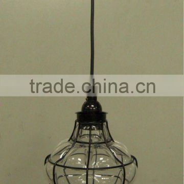 2015 Modern decorative metal and glass pendant lamp/lights