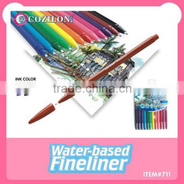 Fineliner thin tip marker pen item 711