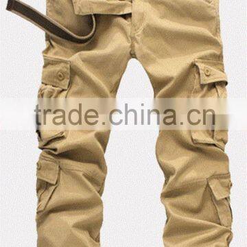 Mens wholesale heavy cotton heavy wash cargo pants