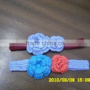 Girl's Hand Crochet 100%Cotton Headbands