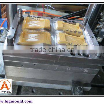 4 cavities, three plate, soap case/box plastic injection mould
