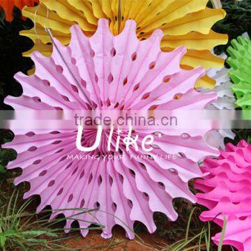 Popular Tissue Paper Fans us navy party decoration