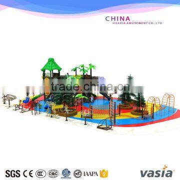 2016 Hot sales and amusment park outdoor playground/challenging outdoor tube slide playground equipment