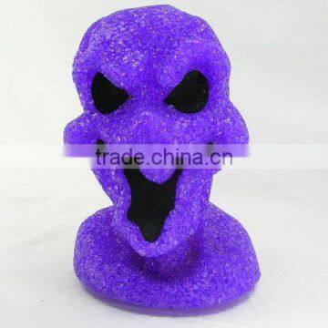 Halloween EVA Skull Head W/Flash Light photo-1