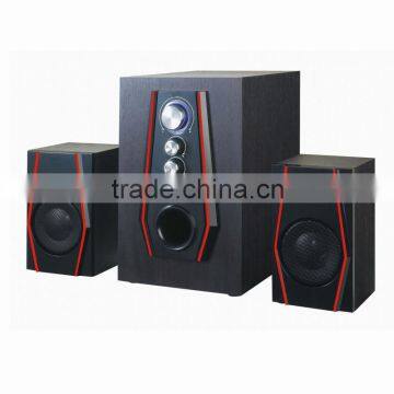 Own Design - 2.1 ch wooden speakers, 2.1 wooden computer speakers (YX-805)