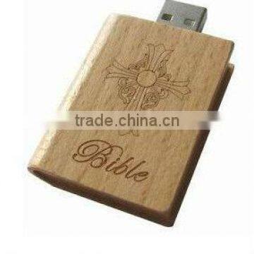 nice laser engraved logo holy bible usb flash drive