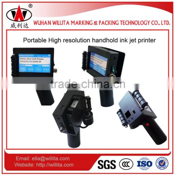 4.3 inch touch screen handhold inkjet coding machine