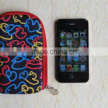 Neoprene Cell Phone Bag with Zipper