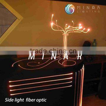 Outdoor Lighting Decoration 5mm Fiber Optic Side Glow Cable photo-2