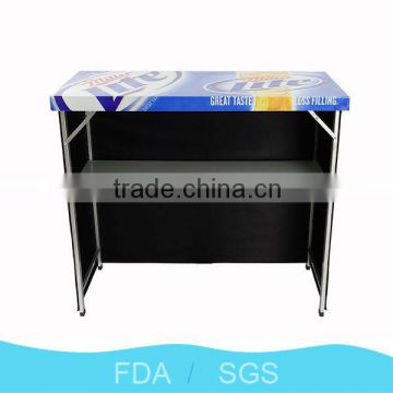 2015 new wholesales portable iron foldable bar table for pub outdoor home