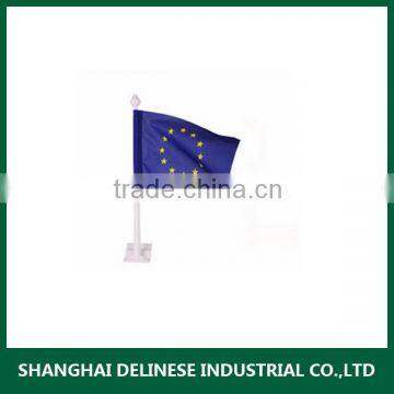 12X18inch car flag with plastic pole