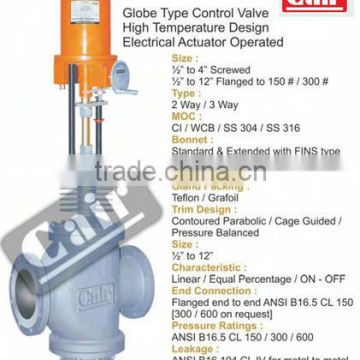 Motorized Steam Boiler Valves