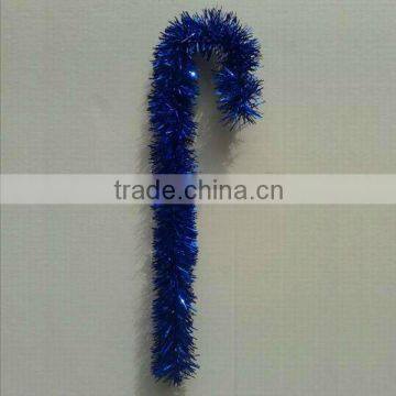 HOT SALE! 24 Inch Christmas Craft PVC Wire Tinsel Candy Cane