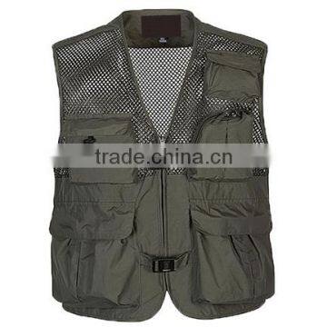 Custom mens mesh photography vest