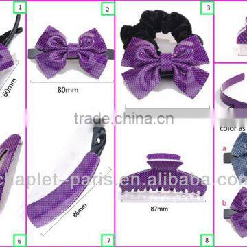 Jewelry Hair Accessory Set, Rhine Stone Luxury Flower Hair Clip Set for Women, Fancy Hair Barrettes Wholesale in China