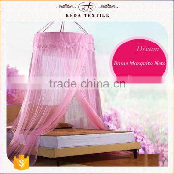 Home decor wholesale factory hanging 100% polyester anti mosquito dome bed net