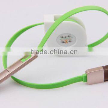 2 in 1 Usb Retractable Cable,usb Micro Cable,micro Usb Charge Cable for IPhone 6 photo-2