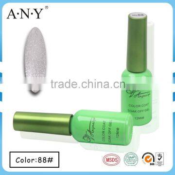 ANY Salon Nail System Nail Art Caring Soak Off Shinning Grey Gel Nail Polish for Nail Art