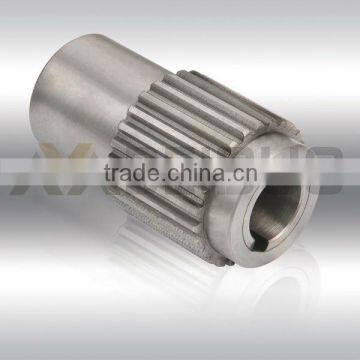 Professional manufacturer gear forging shaft knurling gear shaft