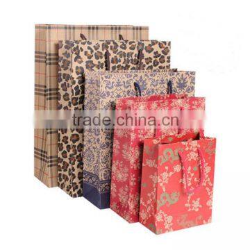 Custom Recyclable Kraft Paper Shopping Bag For Gift