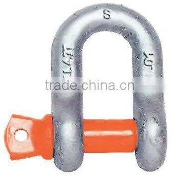 grade s dee shackle with screw pins as2741