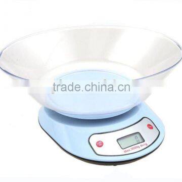 3kg Digital Food Scale with measuring bowl