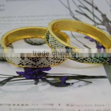 ZB018 fashion gold plated bangles artificial bangles